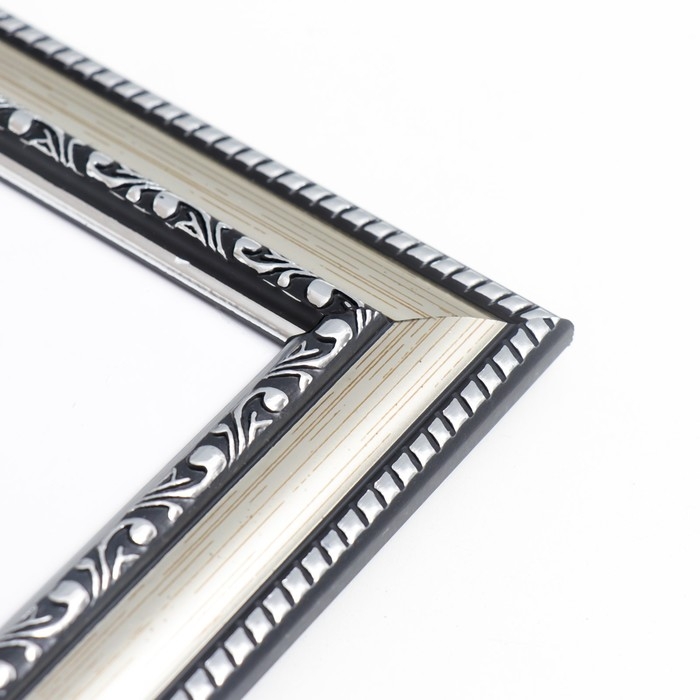 Фоторамка пластик Фоторамка пластик "МИРАМ" 40х50 см серебро (пластиковый экран)