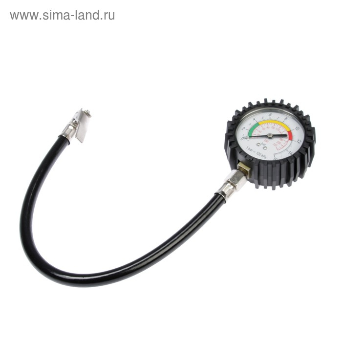 Манометр механический, зажим, резиновый шланг 18 см Манометр механический, зажим, резиновый шланг 18 см