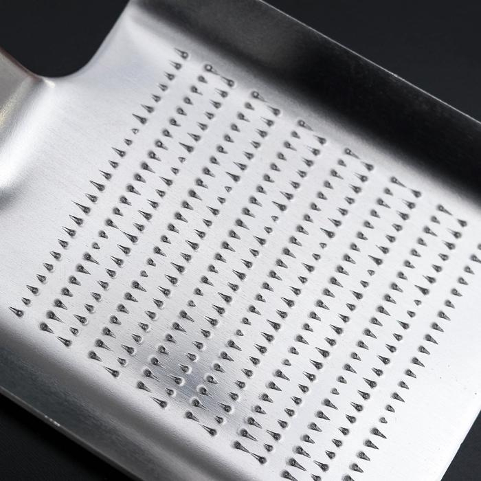 Тёрка для сыра Доляна, 11×7,5×1,2 см, цвет серебристый Тёрка для сыра Доляна, 11×7,5×1,2 см, цвет серебристый