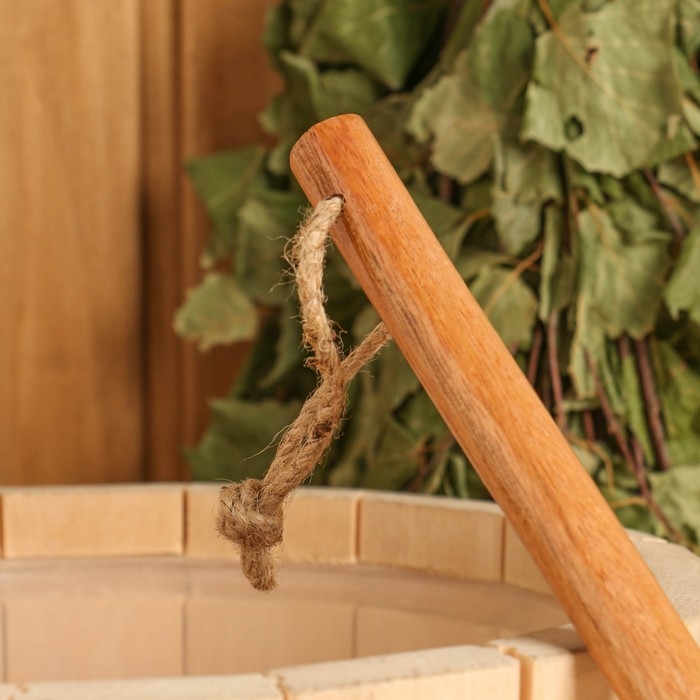 Ковш из алюминия 0,2 л, длина 47 см, белый Ковш из алюминия 0,2 л, длина 47 см, белый