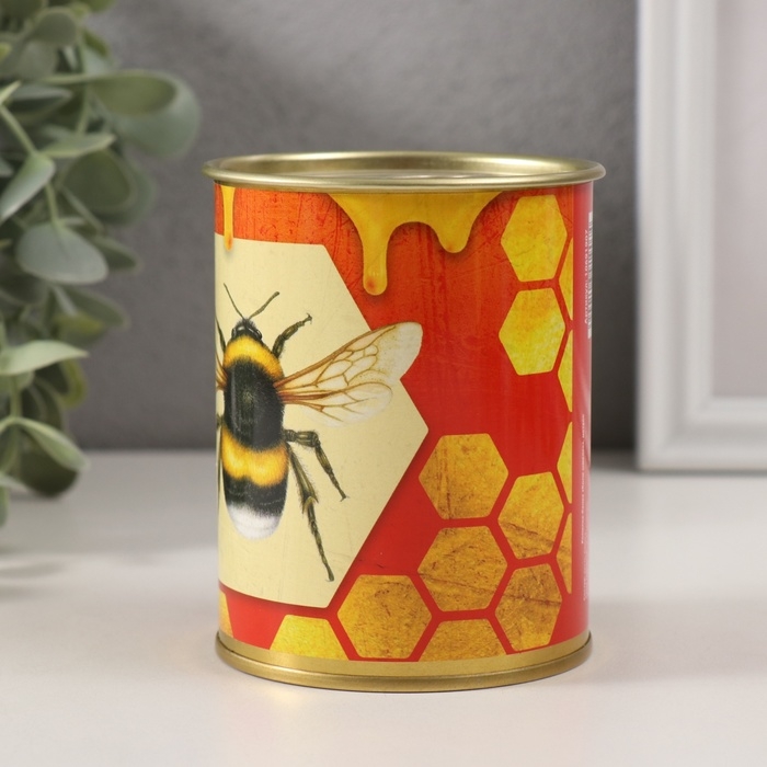 Копилка-банка металл Копилка-банка металл "Копи шмелее"