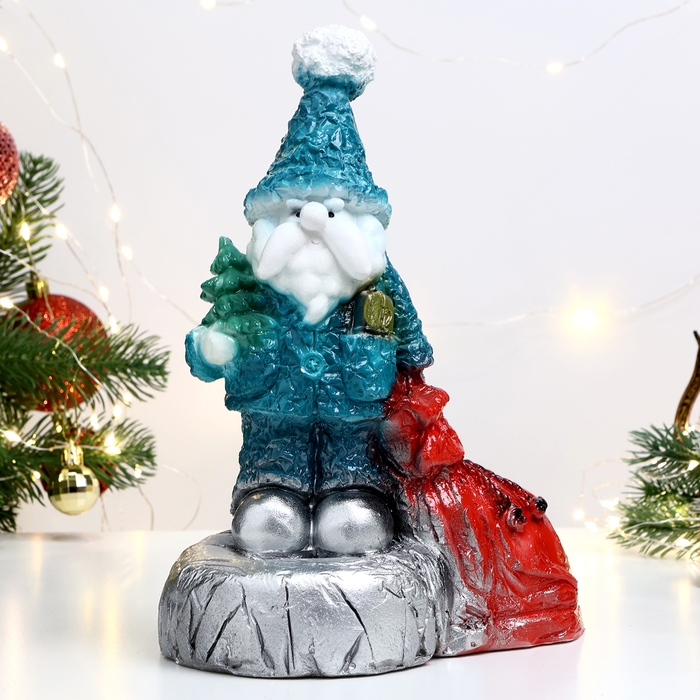 Копилка Копилка "Дед мороз с мешком" красная, 25х21см