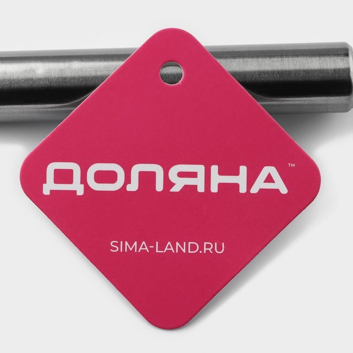 Ложка гарнирная из нержавеющей стали Доляна «Металлик», h=25 см, цвет серебряный Ложка гарнирная из нержавеющей стали Доляна «Металлик», h=25 см, цвет серебряный