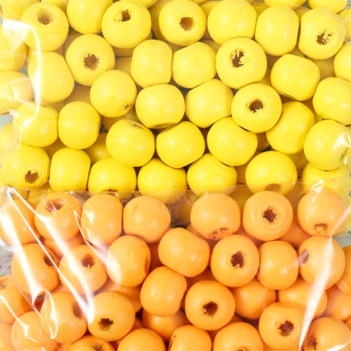 Набор бусины для творчества дерево Набор бусины для творчества дерево "Солнышко" d-0,8 см, 4 цвета х 15 гр