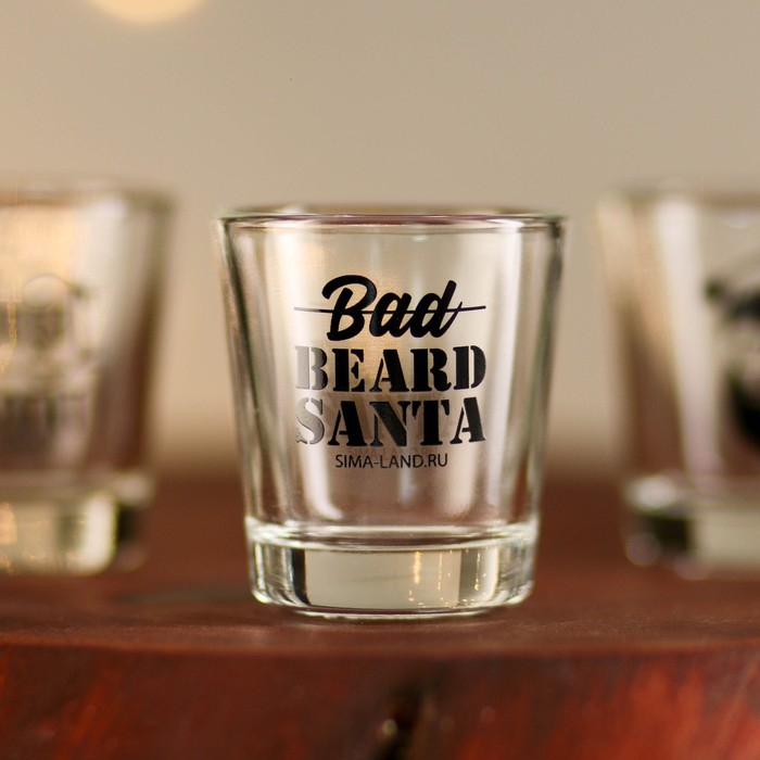 Новый год. Набор рюмок подарочный «Будь лучшим в новом году», 3 шт., 50 мл Новый год. Набор рюмок подарочный «Будь лучшим в новом году», 3 шт., 50 мл