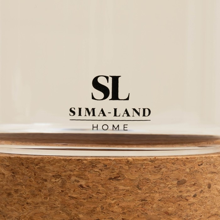 Чайник заварочный на пробковой подставке с крышкой Чайник заварочный на пробковой подставке с крышкой "Алькорноке" 600 мл, 17х10х15 см