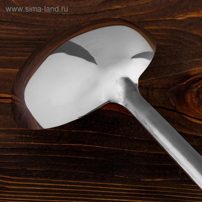 Поварешка для казана узбекская 42см, диаметр 14см с деревянной ручкой Поварешка для казана узбекская 42см, диаметр 14см с деревянной ручкой