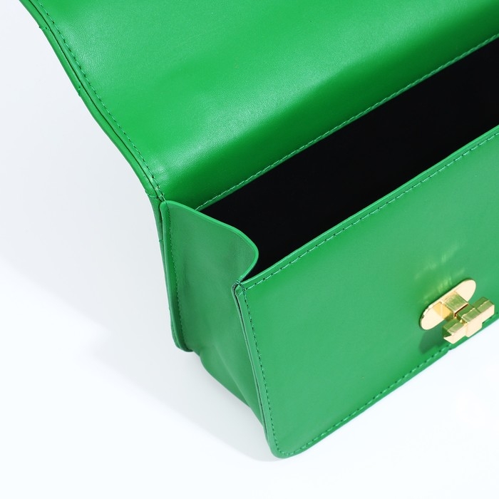 Сумка-мессенджер на клапане, цвет зелёный Сумка-мессенджер на клапане, цвет зелёный