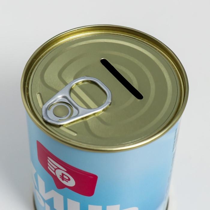 Копилка-банка металл Копилка-банка металл "Кинь монетку"