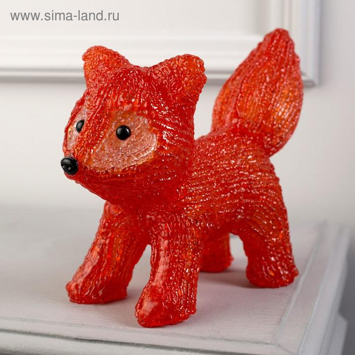Светодиодная фигура «Лисичка» 10 × 25 × 20 см, акрил, 20 LED, батарейки ААх2 (не в комплекте), свечение белое Светодиодная фигура «Лисичка» 10 × 25 × 20 см, акрил, 20 LED, батарейки ААх2 (не в комплекте), свечение белое