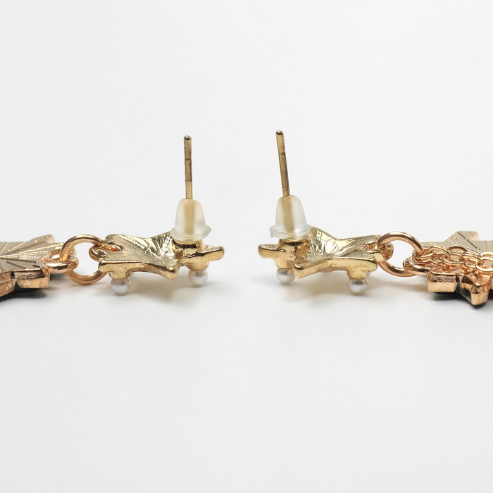 Новый год! Серьги «Новогодние» подарки, цветные в золоте Новый год! Серьги «Новогодние» подарки, цветные в золоте