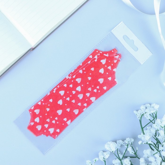 Бант-шар №5  Бант-шар №5 "Сердца", цвет красный, микс