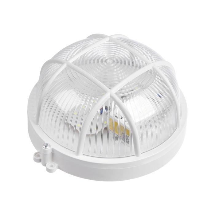 Светильник светодиодный аварийный, 8 Вт, IP54, 6500K, 220 В, пластик, белый