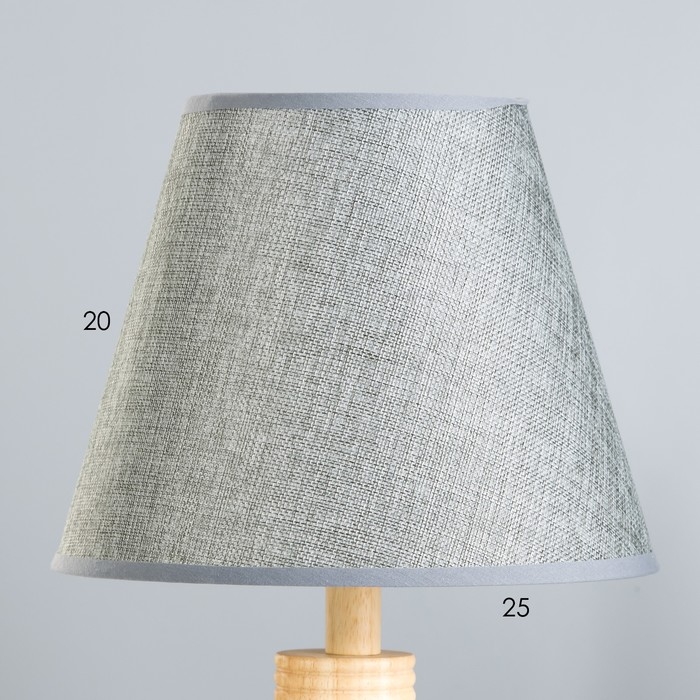 Настольная лампа Настольная лампа "Аютаж" E27 40Вт серый 25х25х42,5 см RISALUX