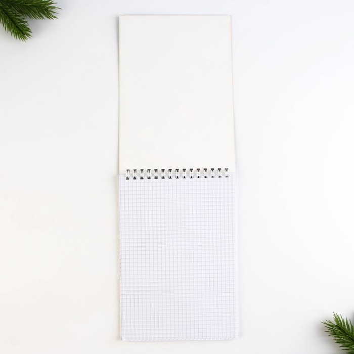 Новый год. Блокнот А5, 40 листов на гребне, мягкая обложка &laquo;Волшебству быть&raquo;