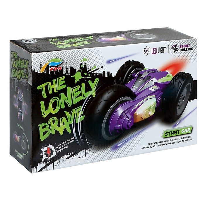 Перевёртыш радиоуправляемый «Трюкач», свет, цвет фиолетовый Перевёртыш радиоуправляемый «Трюкач», свет, цвет фиолетовый