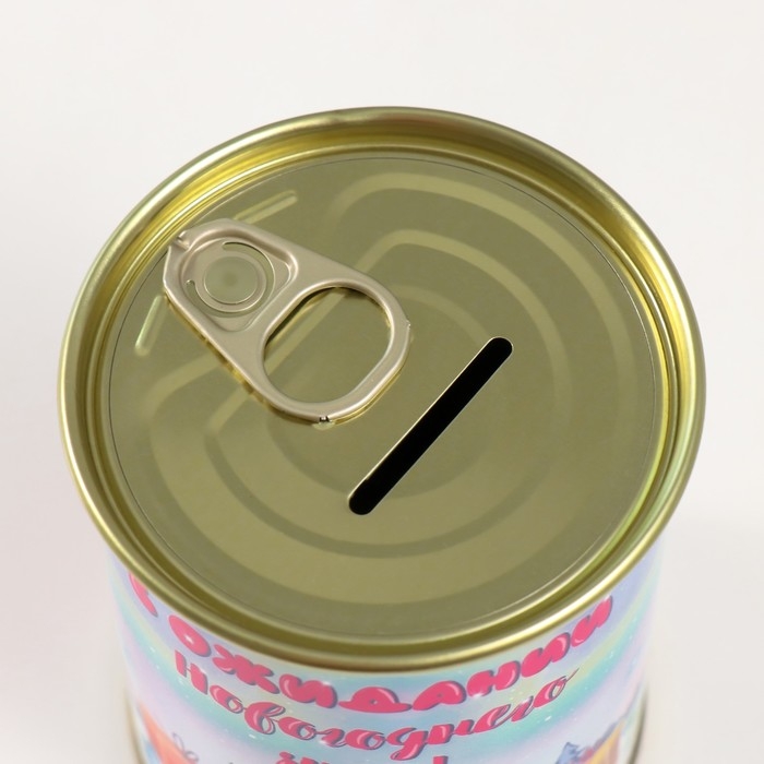 Копилка-банка металл Копилка-банка металл "В ожидании новогоднего чуда"