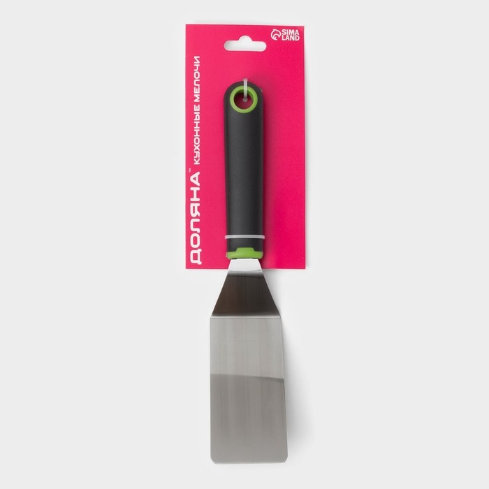 Лопатка для пиццы Доляна Lime, 25×5 см, цвет чёрно-зелёный Лопатка для пиццы Доляна Lime, 25×5 см, цвет чёрно-зелёный