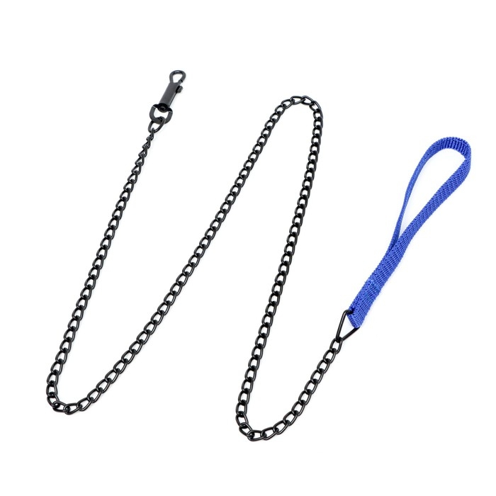 Поводок металлический, 120 см х 2 мм, черный Поводок металлический, 120 см х 2 мм, черный