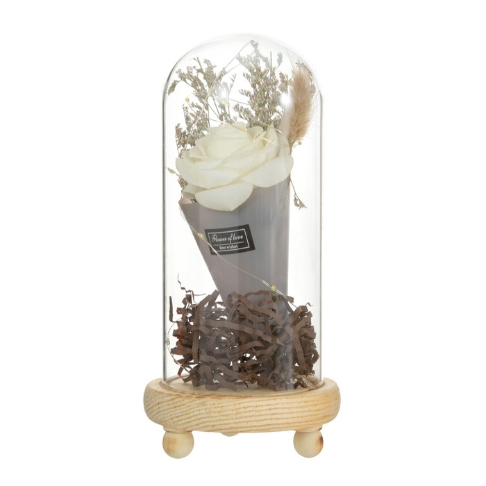 Ночник колба Ночник колба "Роза в букете" LED 3ААА 10х10х20 см RISALUX