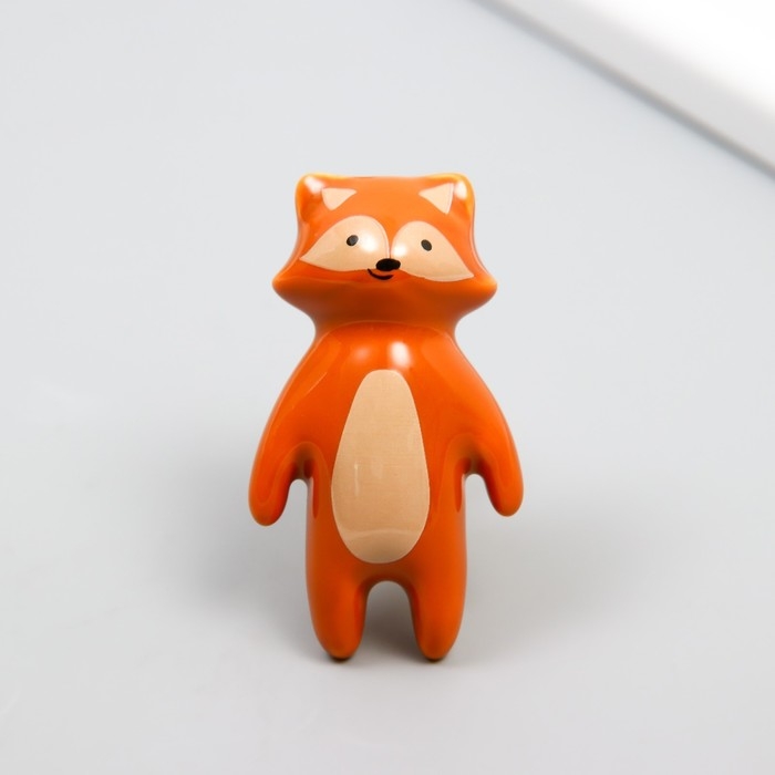 Ручка для шкатулки керамика, металл Ручка для шкатулки керамика, металл "Енотик" 6,3х3,5 см