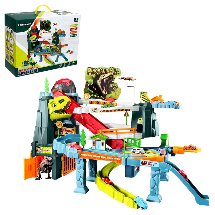 Автотрек «Динозавр», звуковые эффекты, эффект дыма Автотрек «Динозавр», звуковые эффекты, эффект дыма