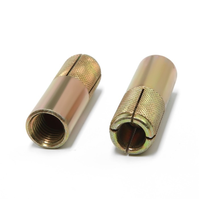 Анкер ЛОМ, забиваемый, стальной, желтопасированный, М20х80 мм, 25 шт