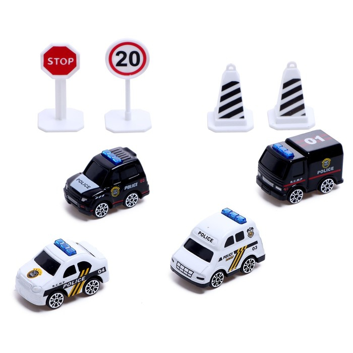 Набор металлических машин «Спецслужбы», МИКС Набор металлических машин «Спецслужбы», МИКС