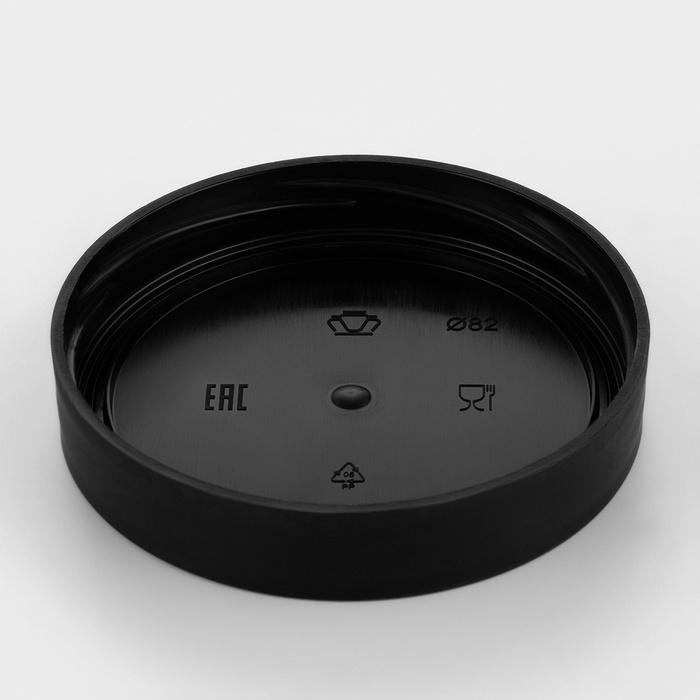 Набор стеклянных банок с чёрной полимерной крышкой, ТО-82 мм, 720 мл, 4 шт. Набор стеклянных банок с чёрной полимерной крышкой, ТО-82 мм, 720 мл, 4 шт.