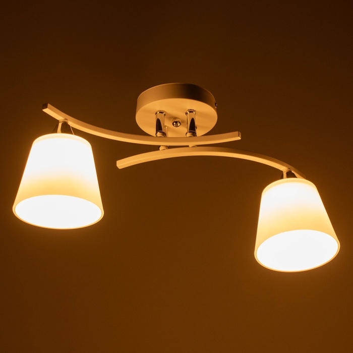 Люстра Люстра "Валенсия" 2х60Вт Е27 Белый 48х16,5х21см