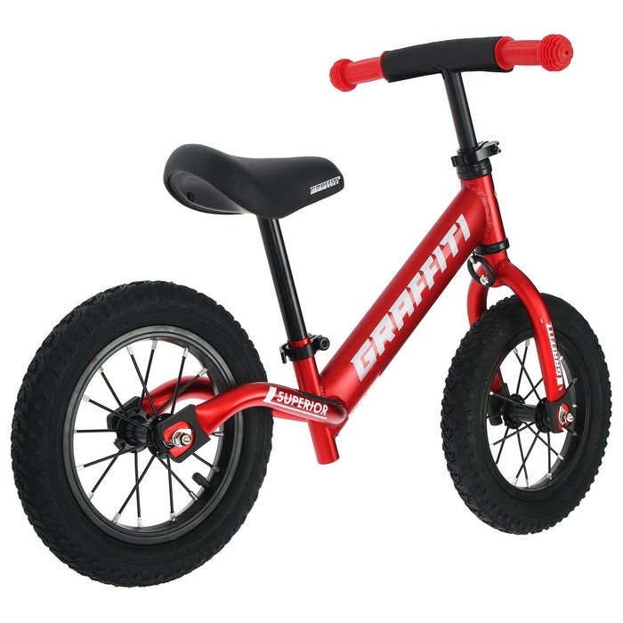 Беговел 12 Беговел 12" GRAFFITI Superior, цвет красный