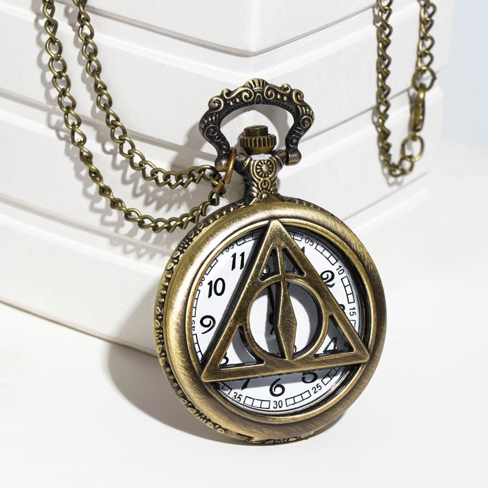 Часы карманные Часы карманные "Артефакты", кварцевые, 5.5 х 4.5 см, d циферблата-4 см