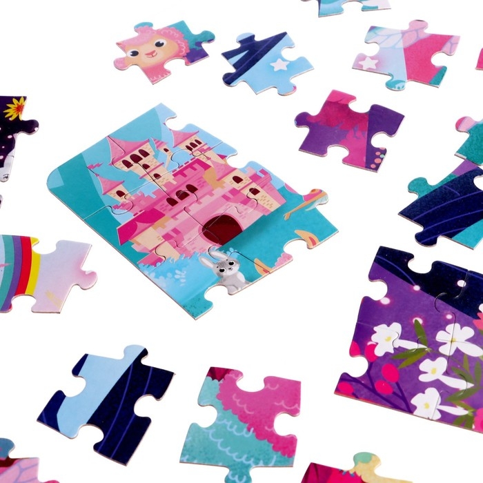 Пазл с фонариком «В гостях у ламы», 88 деталей Пазл с фонариком «В гостях у ламы», 88 деталей