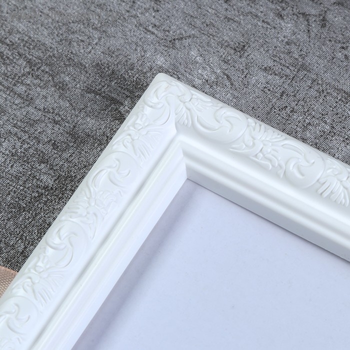 Фоторамка двойная на тесьме L-2 15х21 см белый (пластиковый экран)