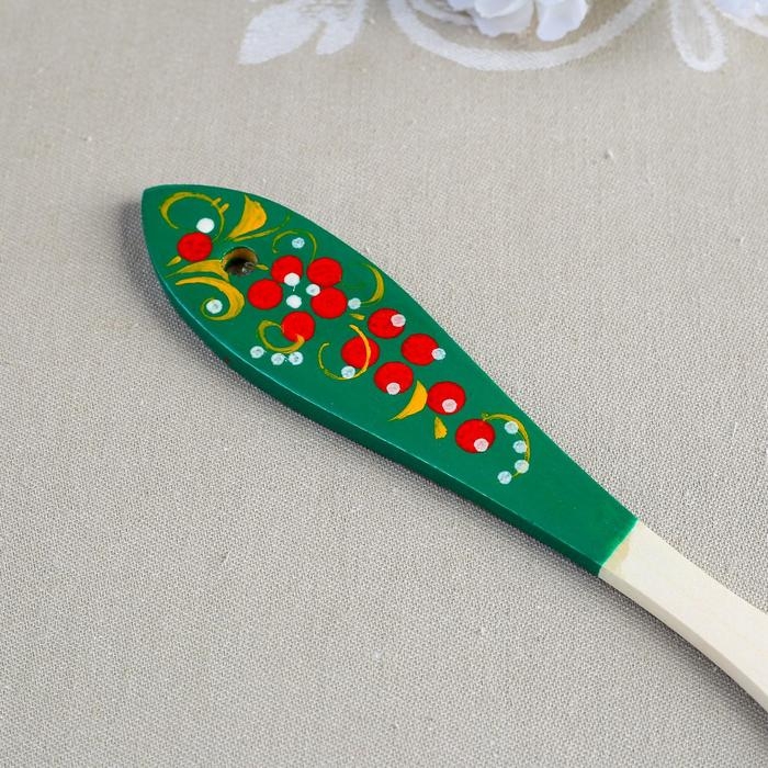 Лопатка «Цветок», с ручной росписью, 5×31 см, микс, хохлома Лопатка «Цветок», с ручной росписью, 5×31 см, микс, хохлома