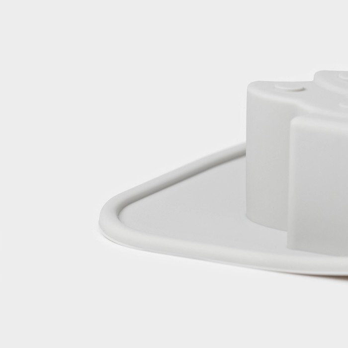 Форма для выпечки новогодняя Доляна «Новогодние пряники», силикон, 6 ячеек, 25,5×17,5×2,5 см, цвет серый Форма для выпечки новогодняя Доляна «Новогодние пряники», силикон, 6 ячеек, 25,5×17,5×2,5 см, цвет серый