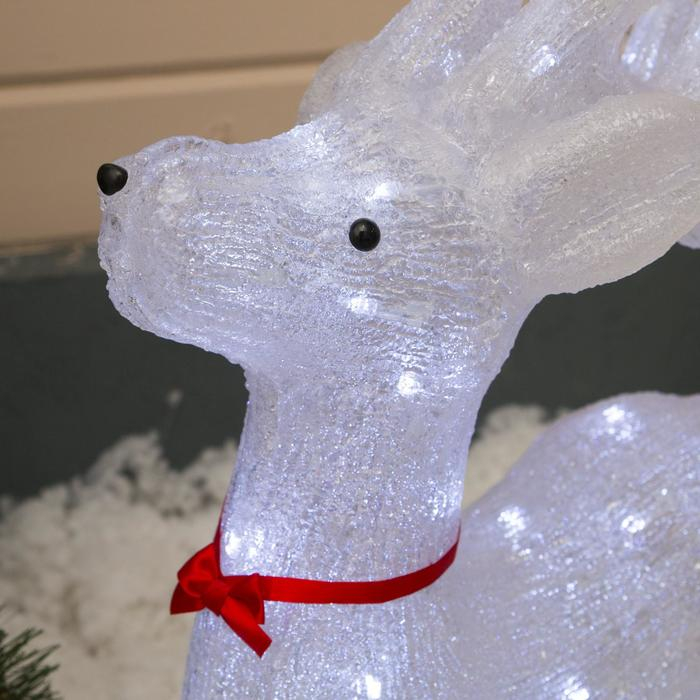 Светодиодная фигура «Оленёнок» 46 × 70 × 22 см, акрил, 100 LED, 8 режимов, 220 В, свечение белое Светодиодная фигура «Оленёнок» 46 × 70 × 22 см, акрил, 100 LED, 8 режимов, 220 В, свечение белое