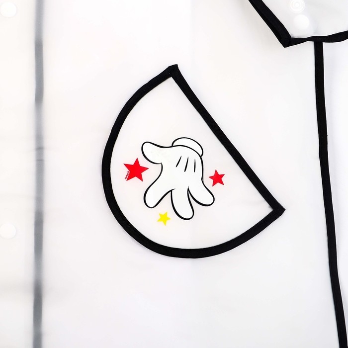 Дождевик детский, размер S, 92-98 см, Микки Маус Дождевик детский, размер S, 92-98 см, Микки Маус