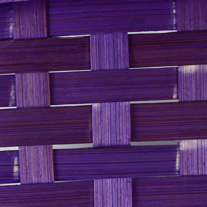 Набор корзин плетеных, D19x9/32 см, D22x9,5/34 см, D25x10/36 см, 3шт, фиолетовые, бамбук Набор корзин плетеных, D19x9/32 см, D22x9,5/34 см, D25x10/36 см, 3шт, фиолетовые, бамбук