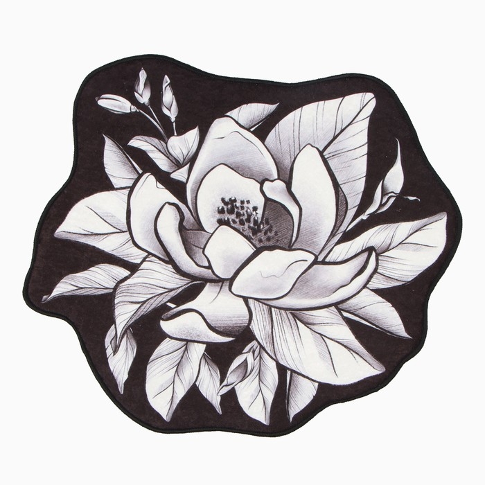 Коврик для ванной Этель Magnolia 53х63&plusmn;2см см, 100% п/э, велюр