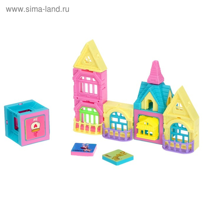 Магнитный конструктор «Замок», 95 деталей Магнитный конструктор «Замок», 95 деталей