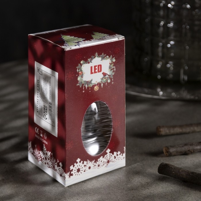 Светодиодная фигура «Серебристый фонарь» 8 × 12 × 6 см, пластик, батарейки AG13х3 (в комплекте), свечение тёплое белое Светодиодная фигура «Серебристый фонарь» 8 × 12 × 6 см, пластик, батарейки AG13х3 (в комплекте), свечение тёплое белое