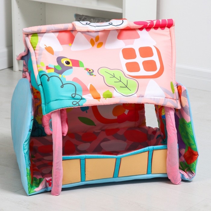 Развивающий коврик «Тропинка к дому», с дугами, 73х73х0,5 Развивающий коврик «Тропинка к дому», с дугами, 73х73х0,5