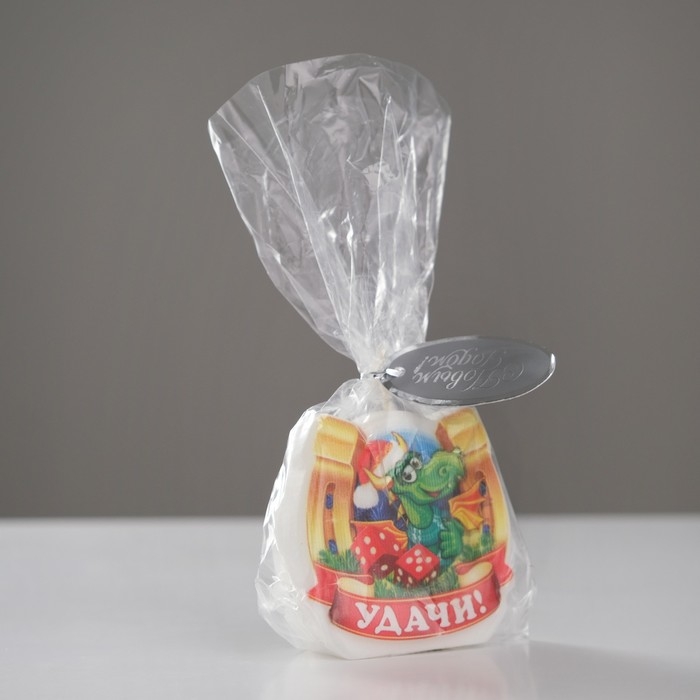 Свеча-подкова  Свеча-подкова "Удачи. Символ года 2024. Дракон"