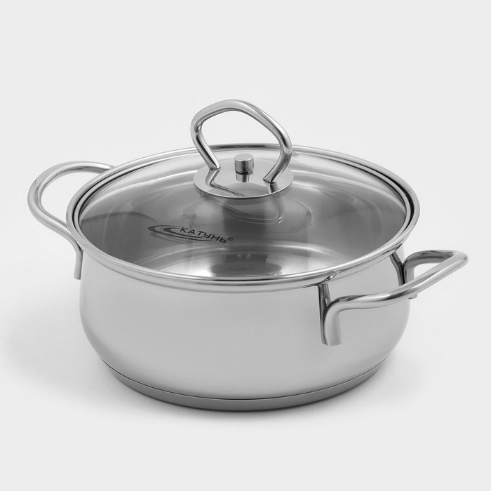 Кастрюля «Лира», 1.5 л, d=16 см, капсульное дно, индукция Кастрюля «Лира», 1.5 л, d=16 см, капсульное дно, индукция