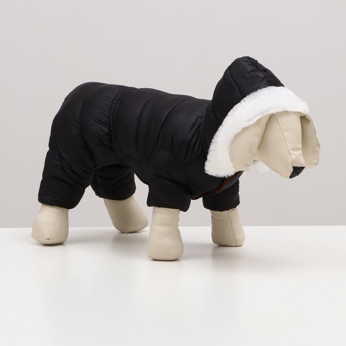 Комбинезон "Лайв" с утяжкой, размер 18 (ДС 40 см, ОГ 50 см, ОШ 38 см), чёрный