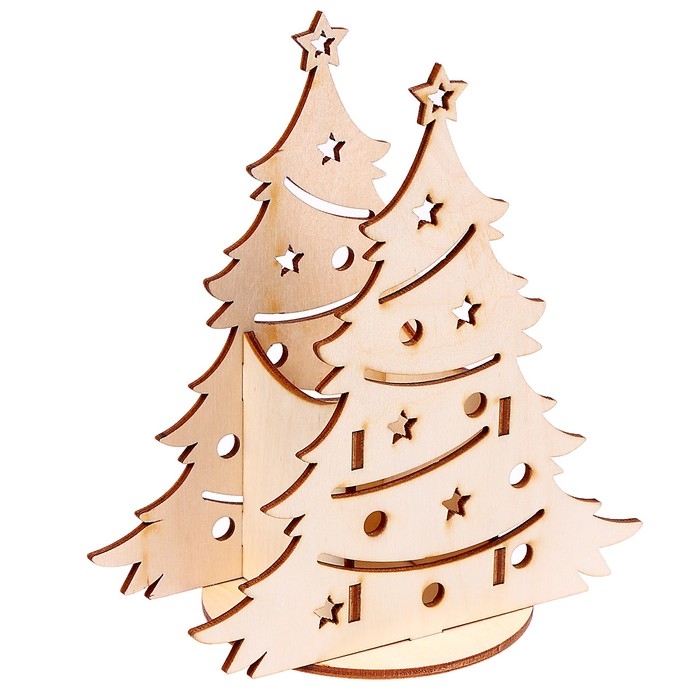 Заготовка для творчества «Карандашница. Ёлочка» Заготовка для творчества «Карандашница. Ёлочка»