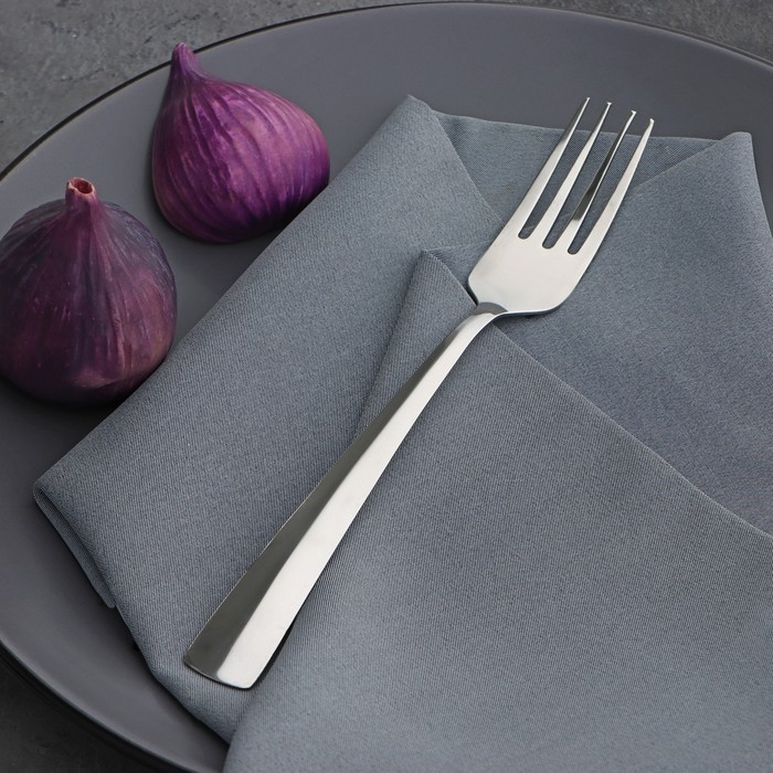 Вилка столовая Доляна Gleen, h=21 см, толщина 1,2 мм, цвет серебряный Вилка столовая Доляна Gleen, h=21 см, толщина 1,2 мм, цвет серебряный