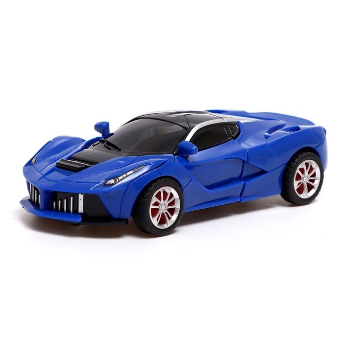 Робот инерционный «Спорткар», трансформируется при столкновении, цвета МИКС Робот инерционный «Спорткар», трансформируется при столкновении, цвета МИКС