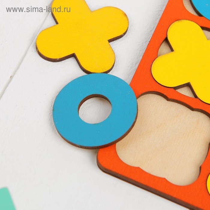 Рамка-вкладыш «Крестики - нолики» МИКС, 10 элементов Рамка-вкладыш «Крестики - нолики» МИКС, 10 элементов